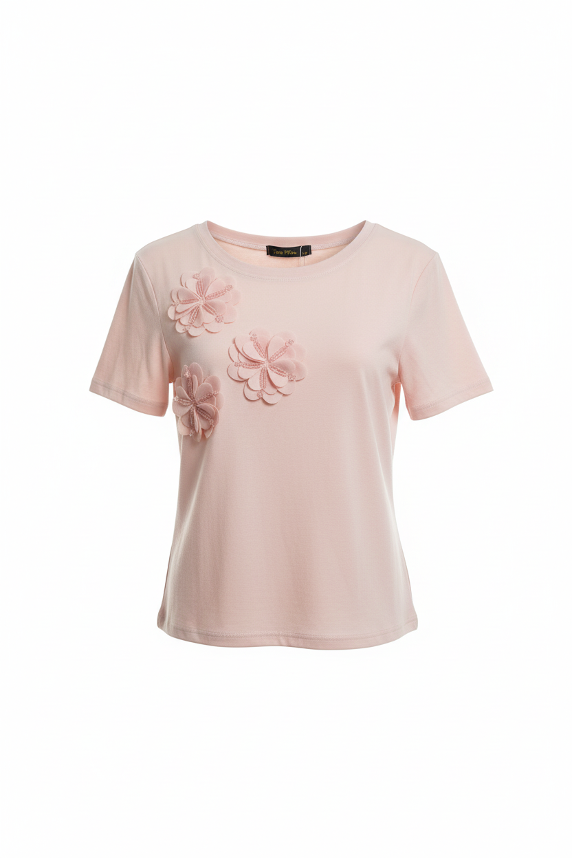 Blusa con Detalles de Pedrería