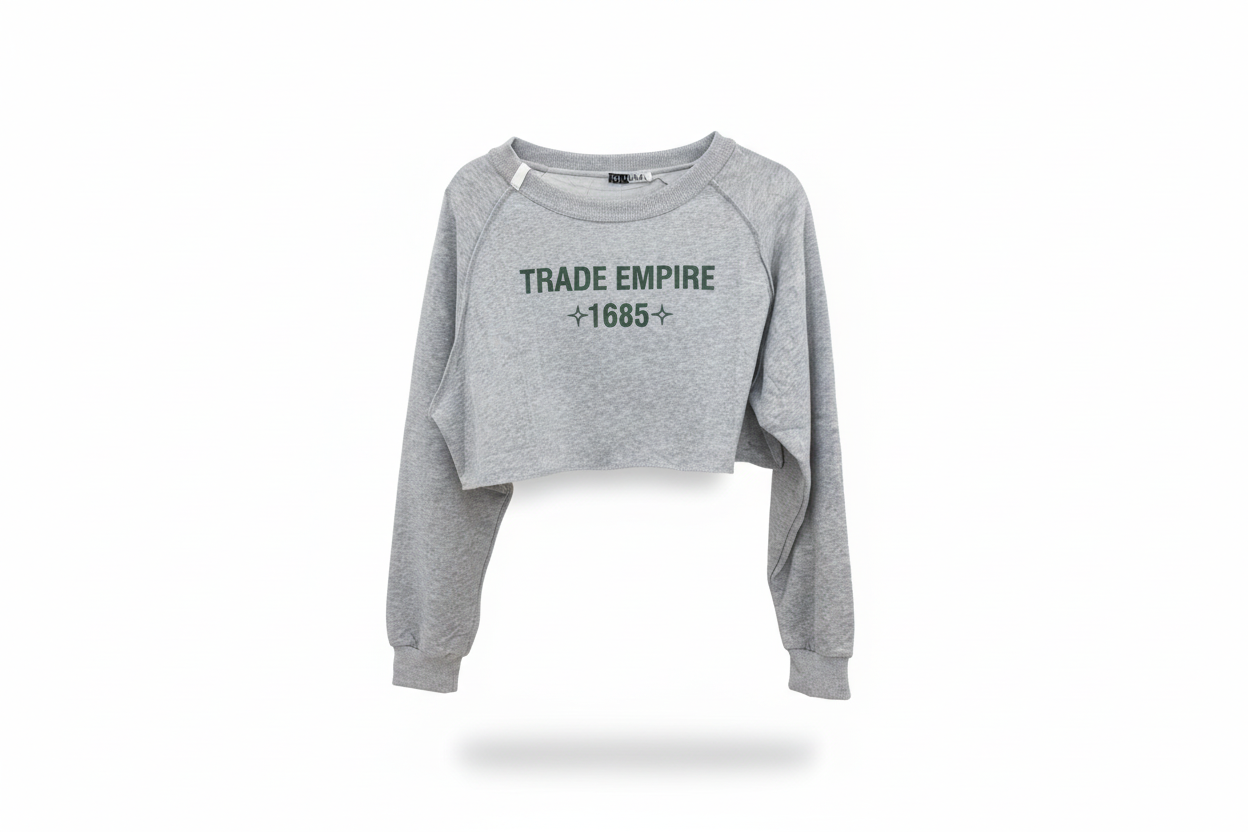 Sudadera Crop de Manga Larga TRADE EMPIRE 1685