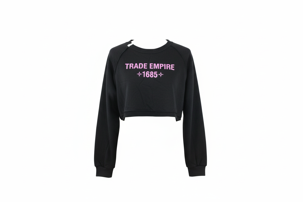 Sudadera Crop de Manga Larga TRADE EMPIRE 1685