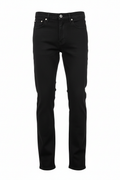 Jeans negros rectos hombre vista frontal