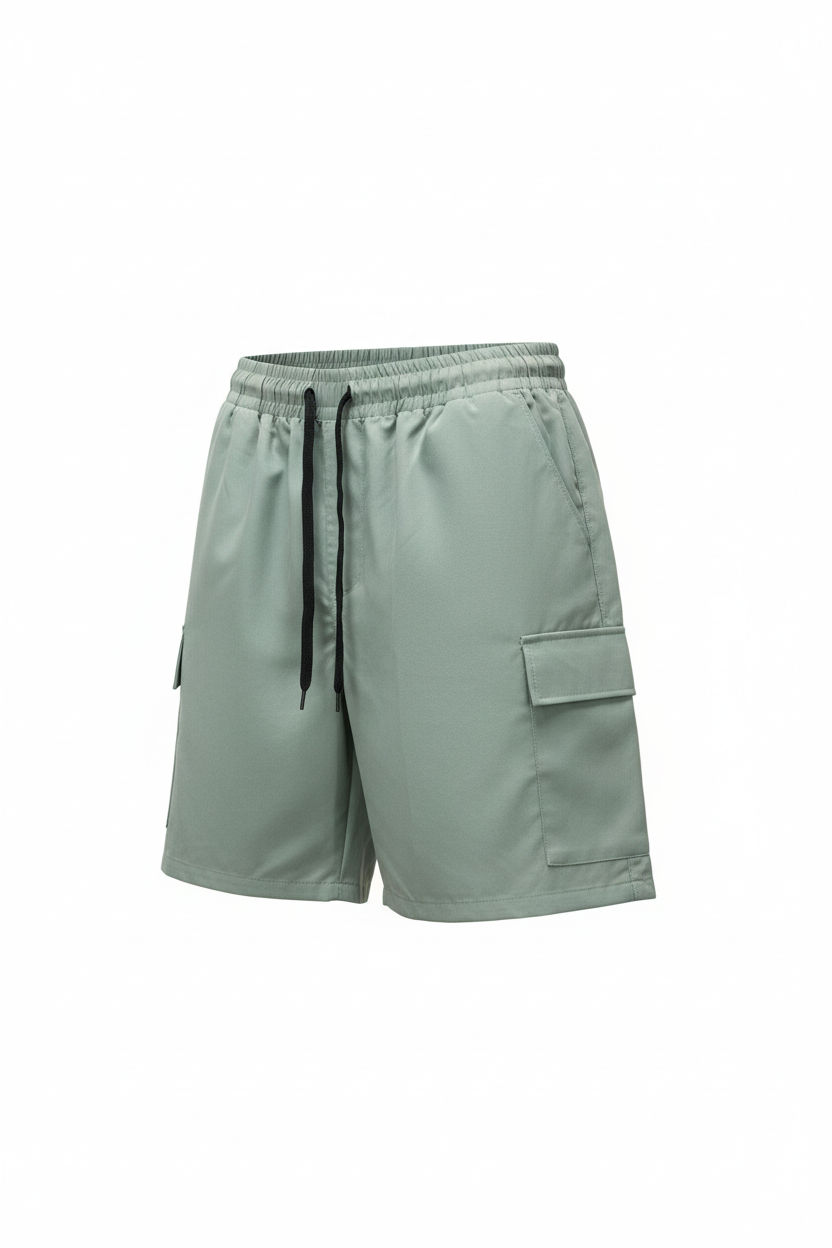 Shorts cargo verde salvia