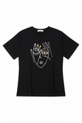 Playera con Diseño de Arte Lineal Minimalista