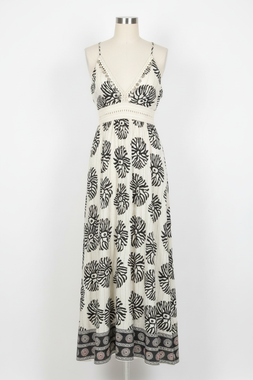 Vestido Maxi Boho Estampado Floral
